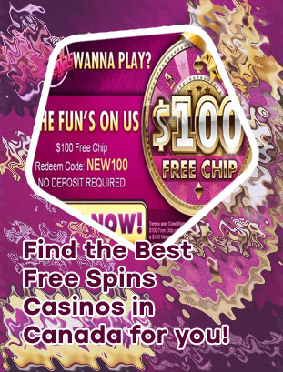 Casino real money free spins for canadians