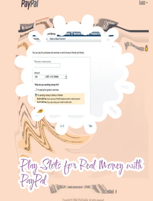 Real money slots pay with paypal